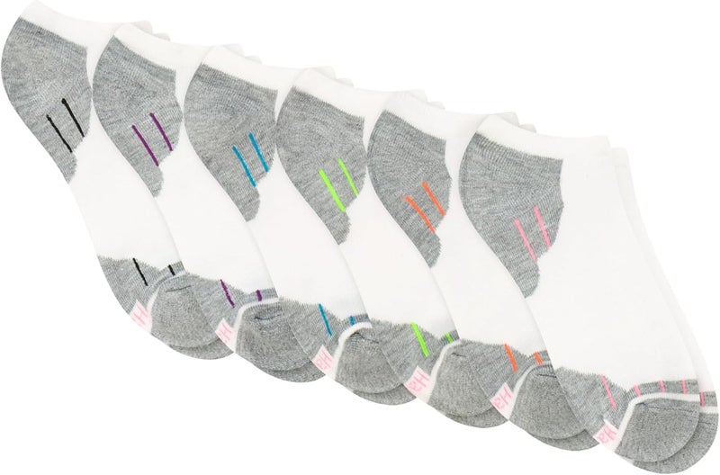 Hanes Women's Sport Cool Comfort No Show Socks (Pack of 6) (pack of 6) - Image 4