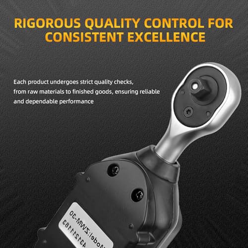 AICEYI Digital Torque Wrench 14 Drive 737Ft 0310 Nm2 High Accuracy Digital Torque Wrench with Buzzer and LED Flash Notification Four Units of Measure Torque Wrenches Digital - Image 3