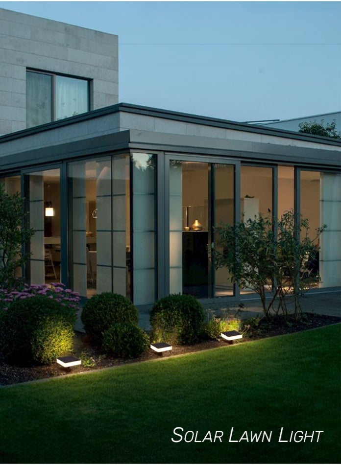 Vmax White Light Solar Powered LED Outdoor Lights – Dual Mount Garden, Wall & Pathway Illumination, Weatherproof, Auto On/Off - Image 2