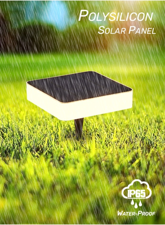 Vmax White Light Solar Powered LED Outdoor Lights – Dual Mount Garden, Wall & Pathway Illumination, Weatherproof, Auto On/Off - Image 5