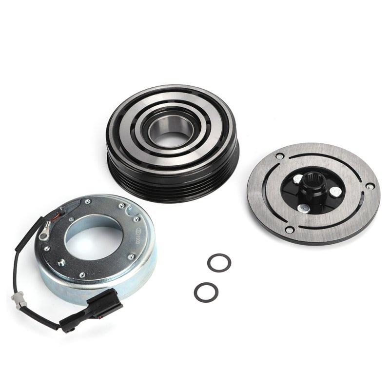 AC Compressor Clutch Coil Pulley: Stainless Steel Rustproof Durable - High Precision Reliable Replacement Part for Subaru Forester Impreza Outback 4 CYL 2.5L 6 CYL 3.0L - Image 1