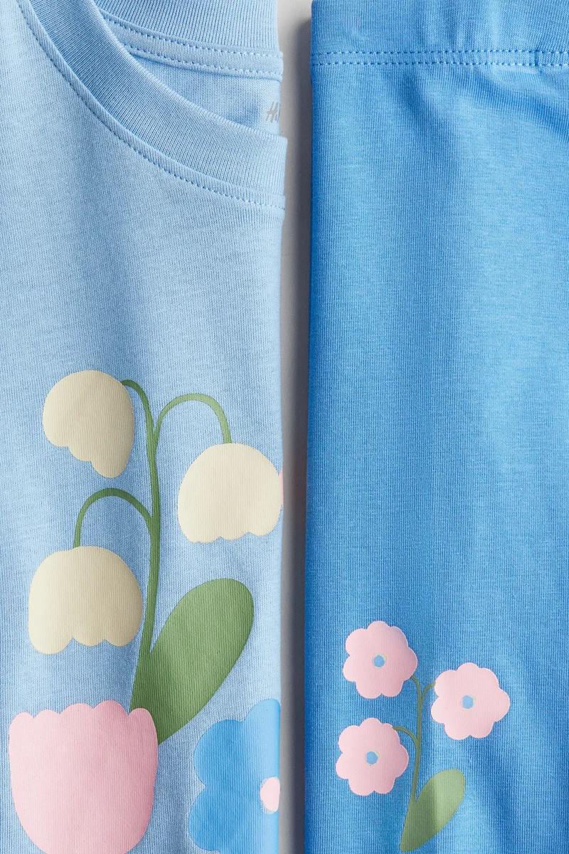 H&M 2-piece printed set