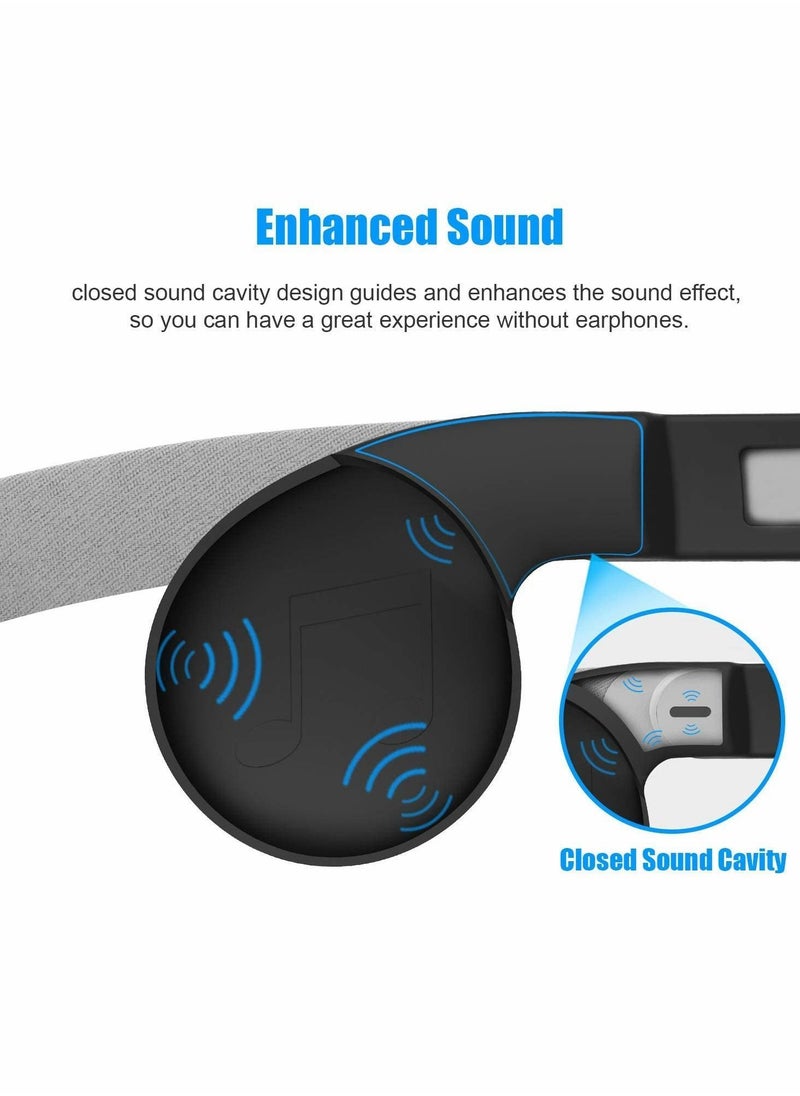 Y&D - Silicone Earmuffs for Oculus Quest 2 VR Enhance Headphone Sound Compatible with Accessories Extensions (Black, 1 Pair) - Image 1