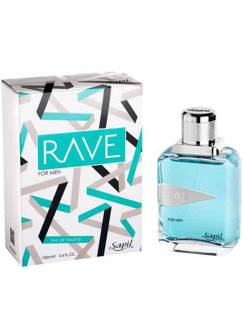 sapil Rave for Men 100ml EDT  - Image 2