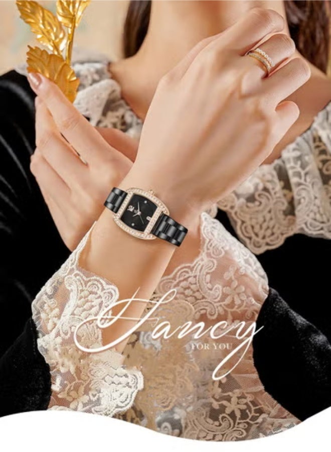 SK Ladies Business Fashion Diamond Waterproof Quartz Watch - Image 2