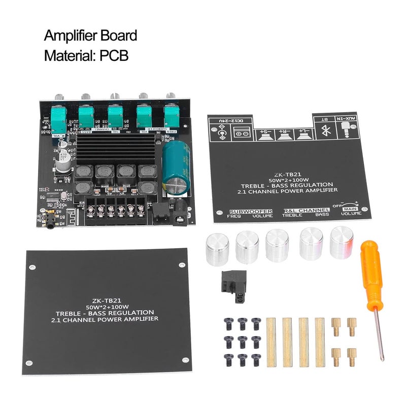 لوحة مكبر بلوتوث 2.1 قناة مع تحكم في الباس والترابل لمكبرات الصوت المنزلية DIY - Image 4