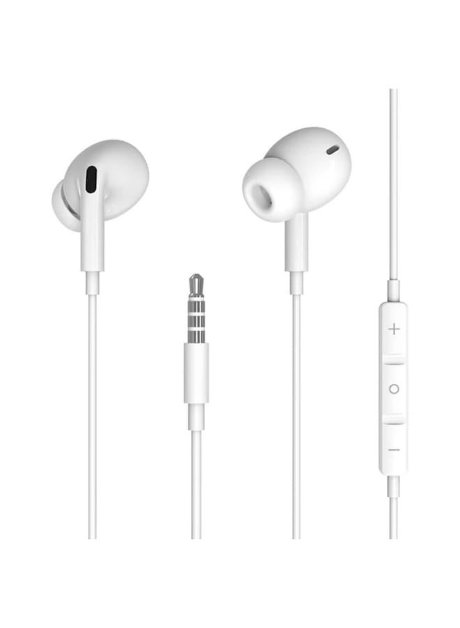 Rahnial In-Ear Wired Earbuds Headphones with 3.5mm Jack & Microphone – Earphones with High Bass Stereo Sound, Volume Control, Noise Isolation, Plug and Play Gaming Headset for iPhone, Android, Laptop, PC, PlayStation – White - Image 1