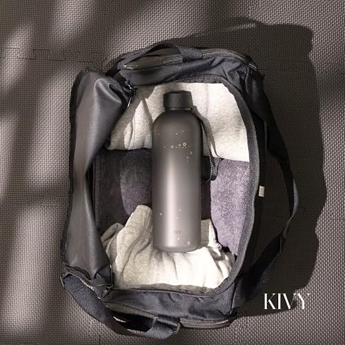 KIVY Large Water Bottle 50oz Lightweight Shatterproof Fits Backpack Cupholder for Travel Sports School Clear water bottle no straw 15 Liter water bottles plastic 50oz Water bottle - Image 3