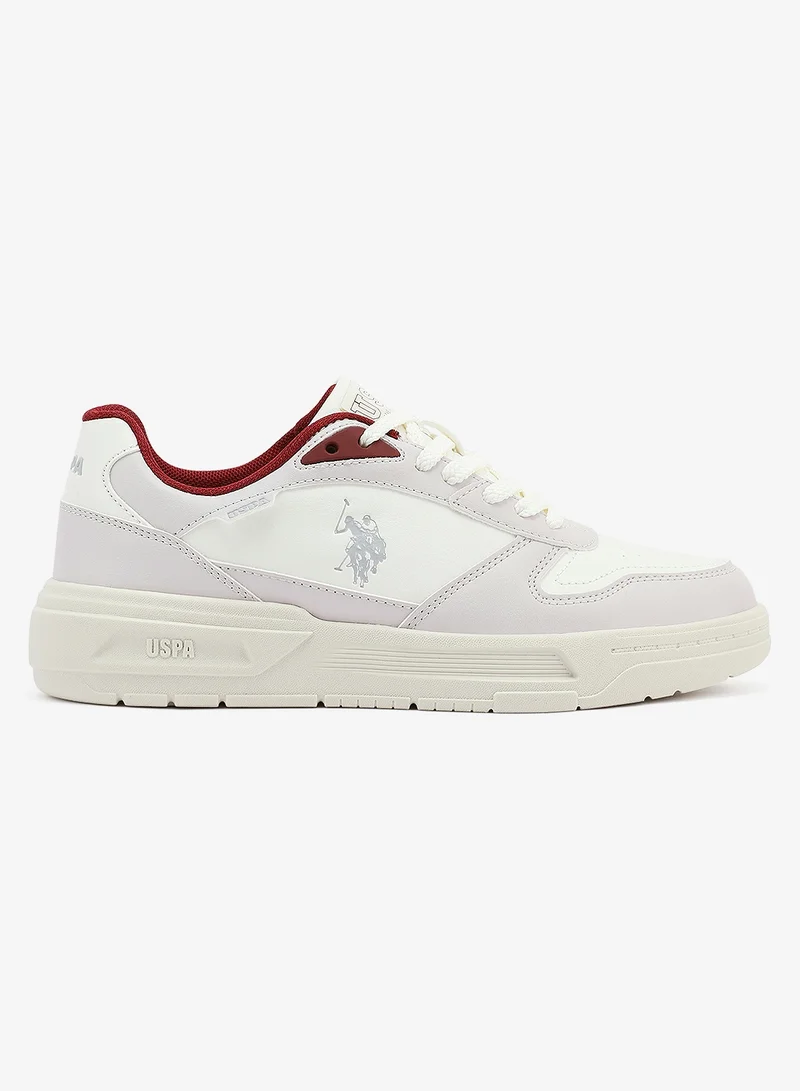 U.S. Polo Assn. white Women's Low-Top Sneakers - Style that Moves, Comfort Shoes that Lasts for Women | Best Price UAE