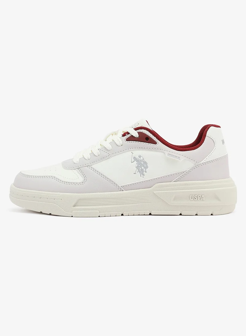 U.S. Polo Assn. white Women's Low-Top Sneakers - Style that Moves, Comfort Shoes that Lasts for Women | Best Price UAE