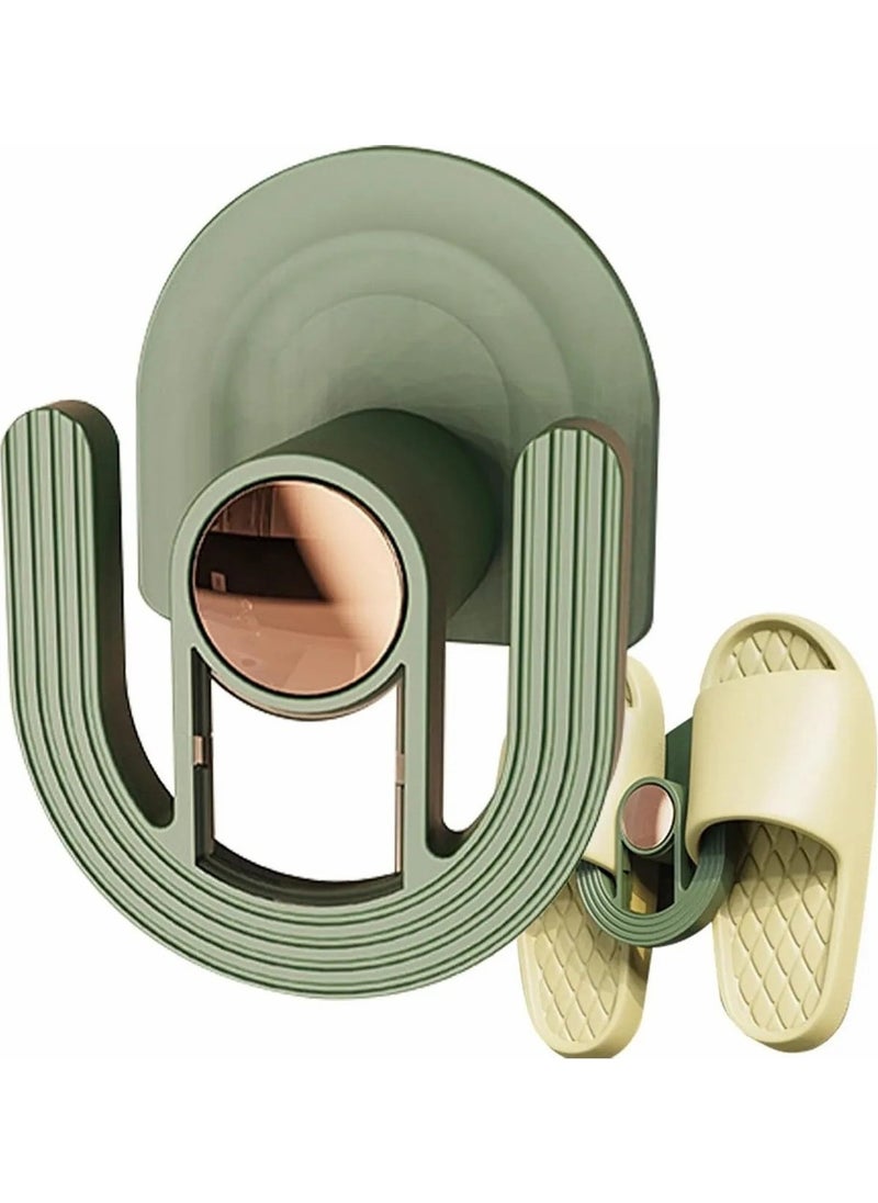 Octopus Bazaar - 1 Piece Adhesive Bathroom Slipper Holder, Slipper Towel Clothes Hanger Storage Organizer Hanger - Image 1