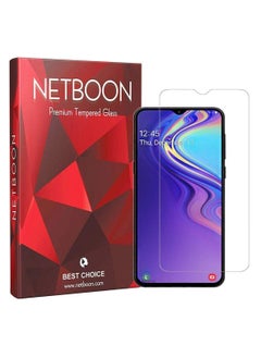 NETBOON Tempered Glass Guard 2. 5D Curved Edges Full Glue Anti-FingerPrint Screen Protector For Samsung Galaxy M20 Transparent (NT459)  - Image 1