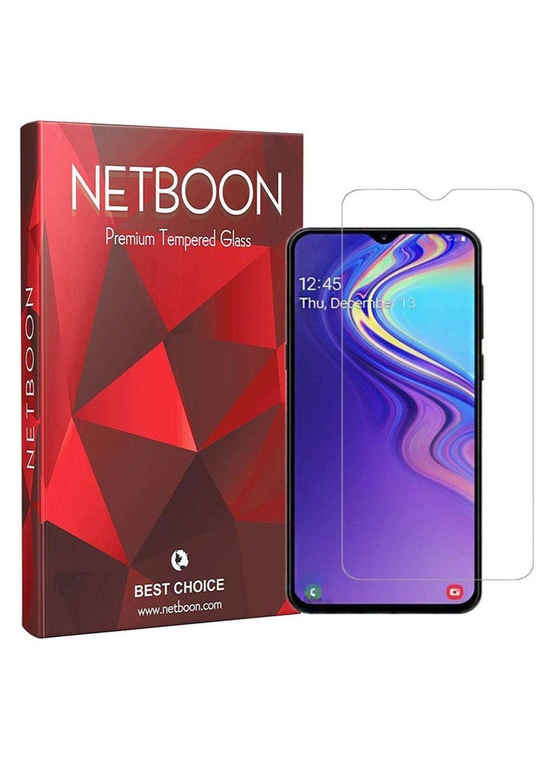 NETBOON Tempered Glass Guard 2. 5D Curved Edges Full Glue Anti-FingerPrint Screen Protector For Samsung Galaxy M20 Transparent (NT459) - Image 1