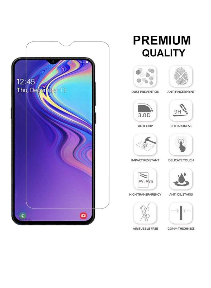 NETBOON Tempered Glass Guard 2. 5D Curved Edges Full Glue Anti-FingerPrint Screen Protector For Samsung Galaxy M20 Transparent (NT459) - Image 2