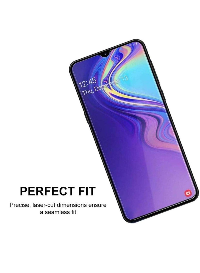 NETBOON Tempered Glass Guard 2. 5D Curved Edges Full Glue Anti-FingerPrint Screen Protector For Samsung Galaxy M20 Transparent (NT459) - Image 4