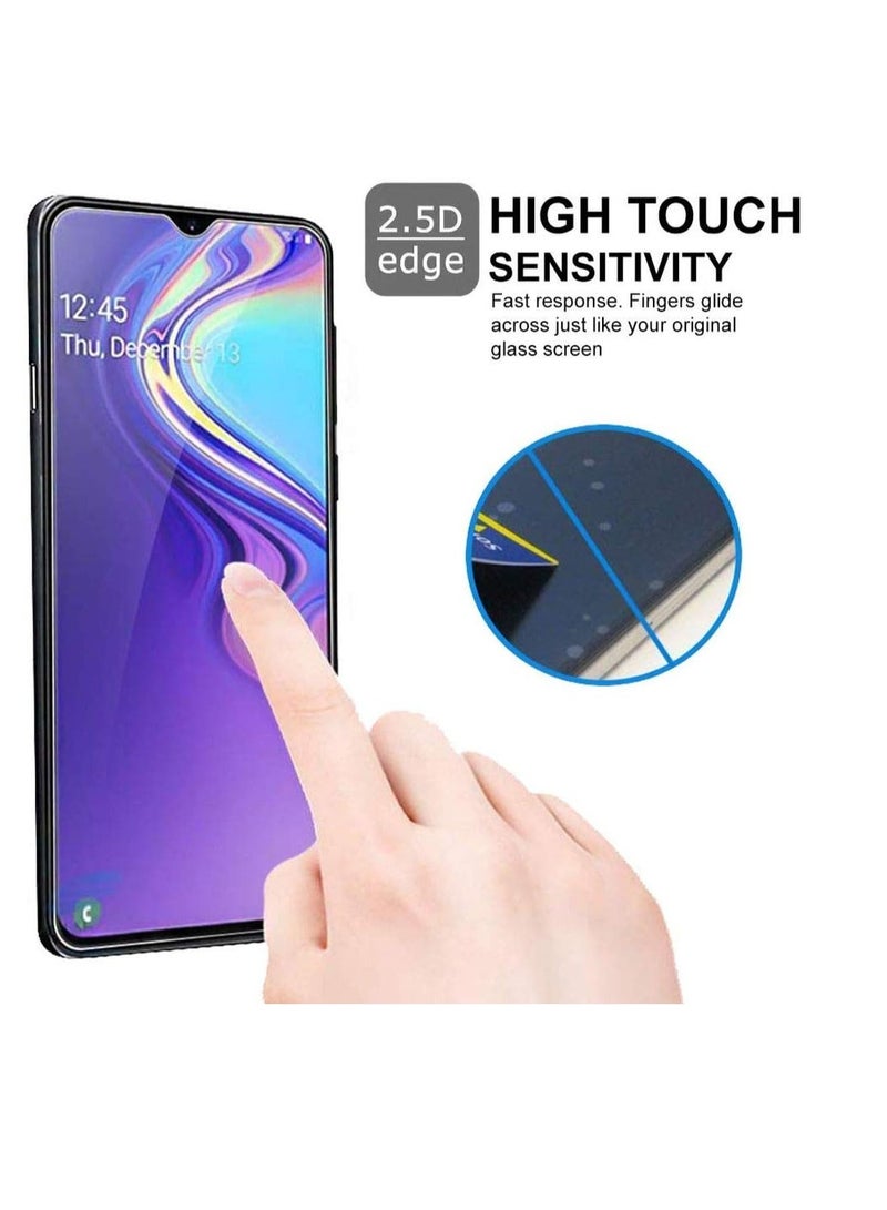 NETBOON Tempered Glass Guard 2. 5D Curved Edges Full Glue Anti-FingerPrint Screen Protector For Samsung Galaxy M20 Transparent (NT459) - Image 5