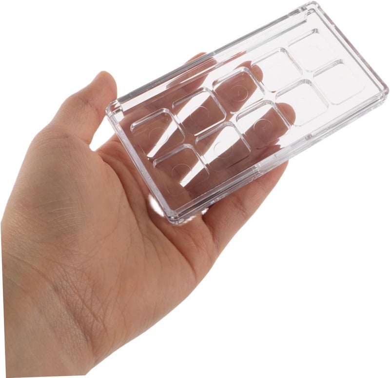 KSA standard compatible design Beavorty 2pcs Plastic Eyeshadow Palette Holder with 10 Individual Compartments, Lightweight Compact Makeup Organizer Box for Travel and Cosmetic Bags Anti topple design - Image 4