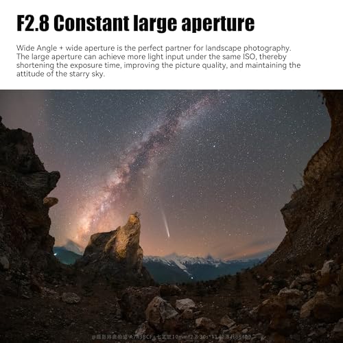 7artisans 10mm F2.8 II Full Frame Ultra Wide Angle Fisheye Lens 185°Manual Focus for Sony E-Mount Mirrorless Cameras A7/A7R/A7S/A7II/A7RII/A7SII/A9/A7RIII/A7III/A7RIV/A9II/A7SIII/A7C/A1 - Image 3