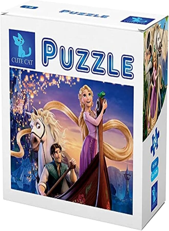 Cute Cat Tangled Classic Puzzle 2 Sets, 21 & 24 Pieces