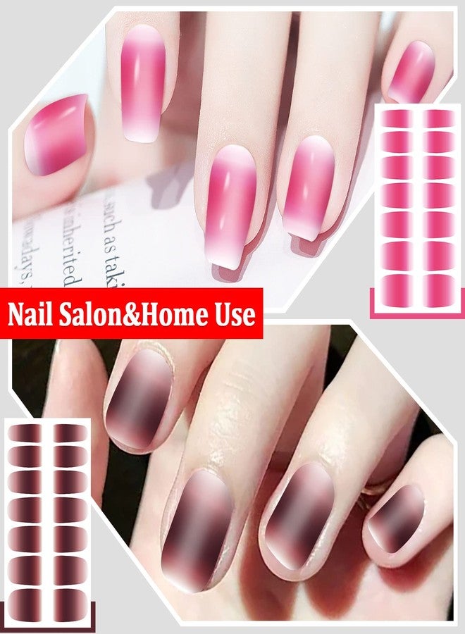 SILPECWEE 12 Sheets Glitter Nail Wraps Nail Polish Stickers for Women Nail Polish Strips Self Adhesive Gel Nail Sticker Stick on Nails Fingernail Manicure for Nail Art with 1pc Nail File - Image 3