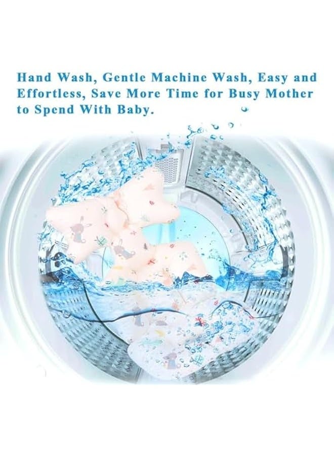 Baby Stroller Cushion Pad, 3D Air Mesh Breathable Car Infant Soft Padding, Stroller Insert Head and Body Support Pillow, Non Slip Cotton Cushion Pad Universal for Baby Carrier Pram - Image 3