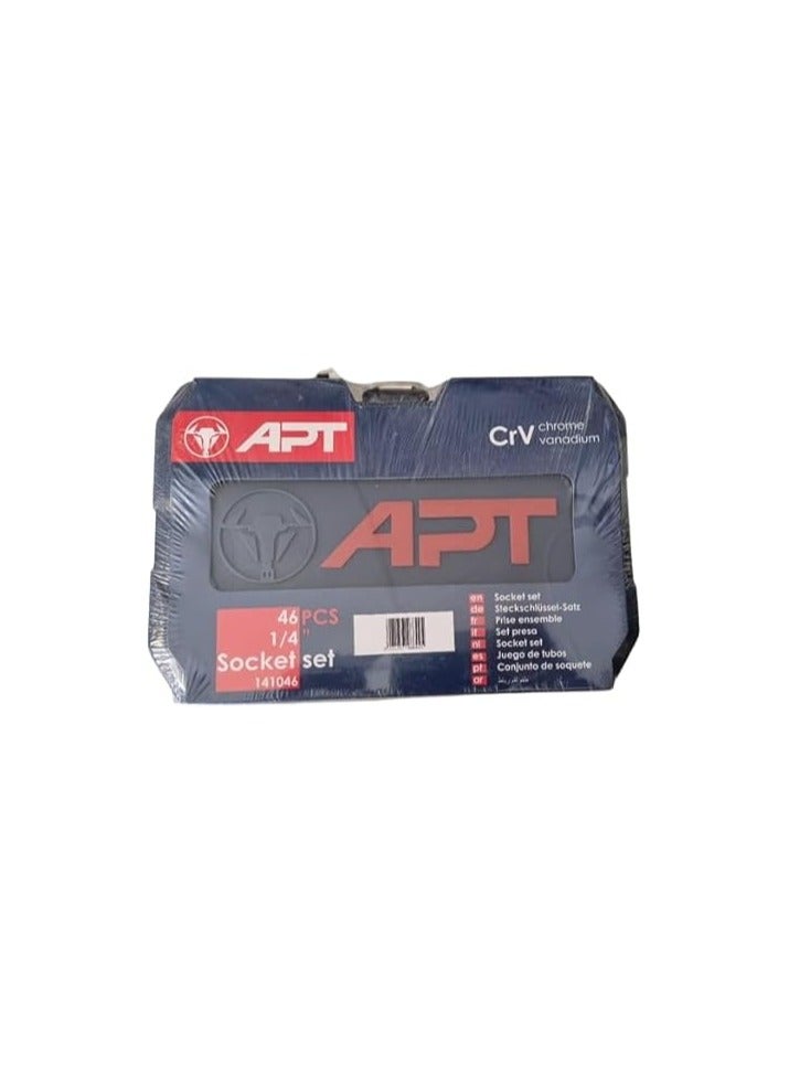 Apt Socket set 46 PCS 1/4 inch - Image 2