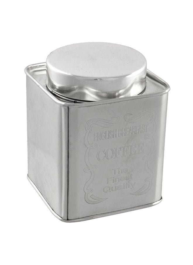 AL SANIDI Indian Stainless steel Spices storage, Tea, coffee and sugar storage for trips, Silver, capacity 750 ml  - Image 1