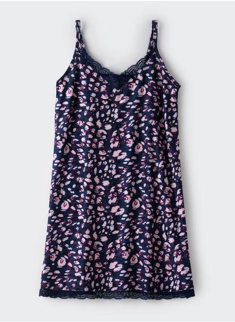 AOP,KNIT CHEMISE