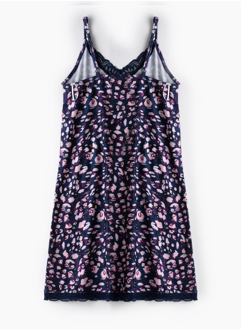 AOP,KNIT CHEMISE