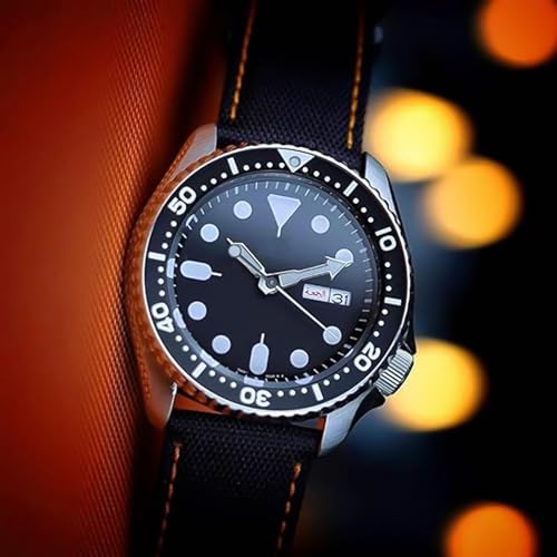 Ritche Christmas Gift 22mm Canvas Sailcloth Watch Band Quick Release Watch Strap for Men Women Watch Bands, White Elephant Gifts, Stocking Stuffers for Men - Image 2