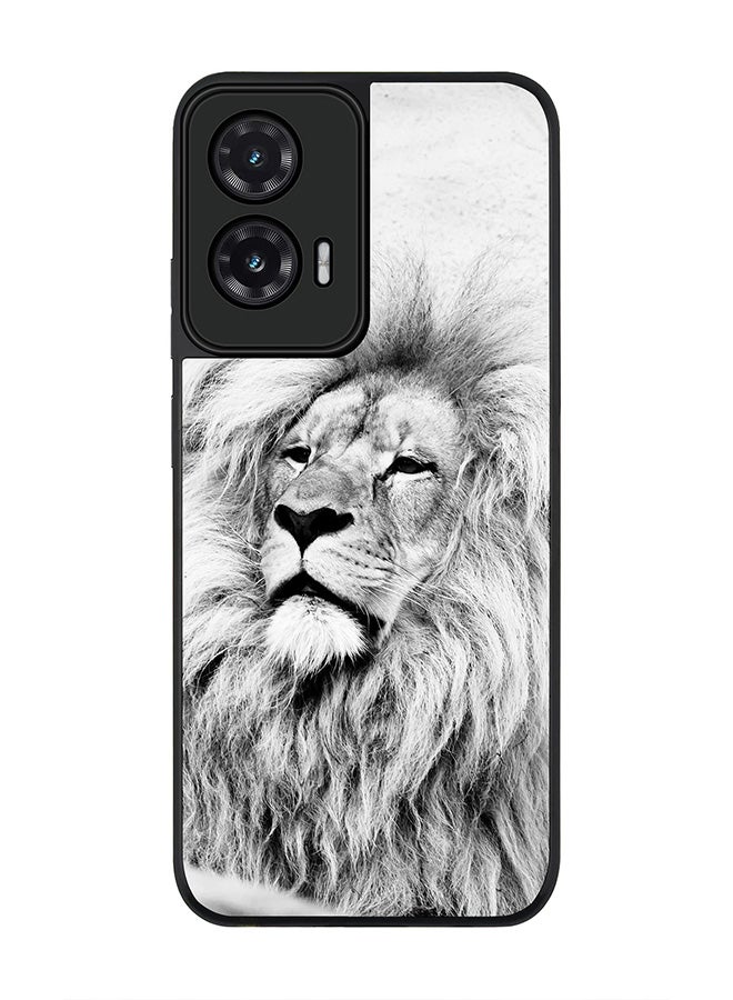 For Motorola Moto G35 Case,Slim fit Camera Protection, Shockproof Thin Phone cover  - Wise Lion