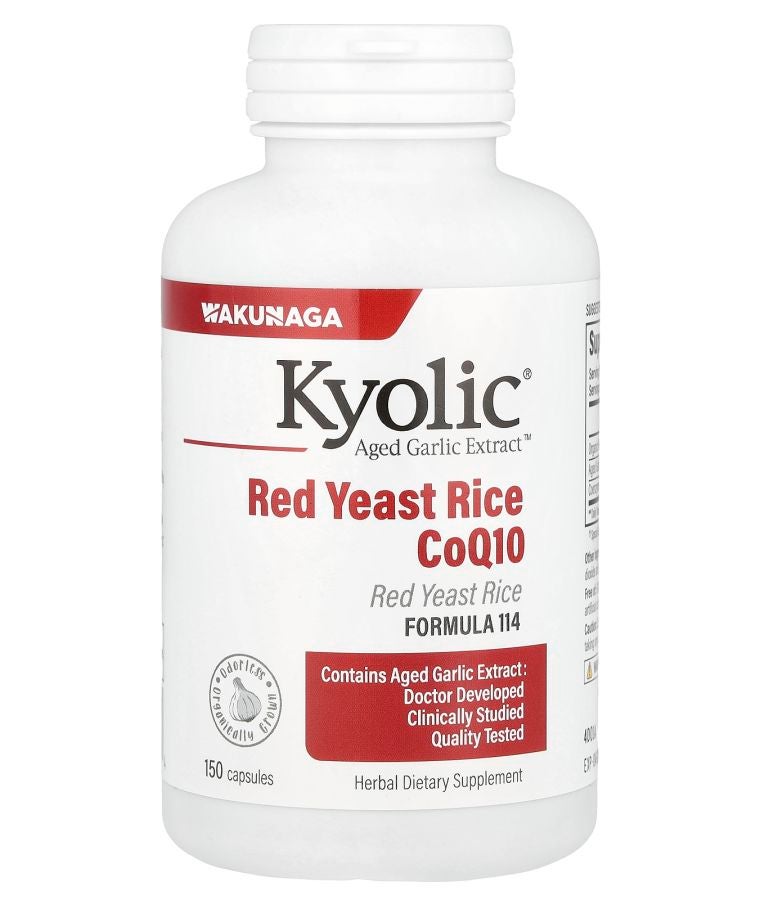 kyolic Aged Garlic Extract™ Red Yeast Rice plus CoQ10 Formula 114 150 Capsules
