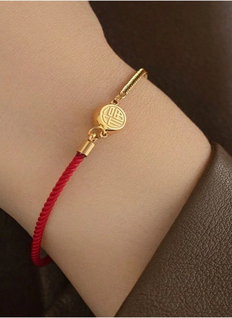 NEW STYLE - Elegant Gold Plated Stainless Steel Bracelet For Women - Image 1