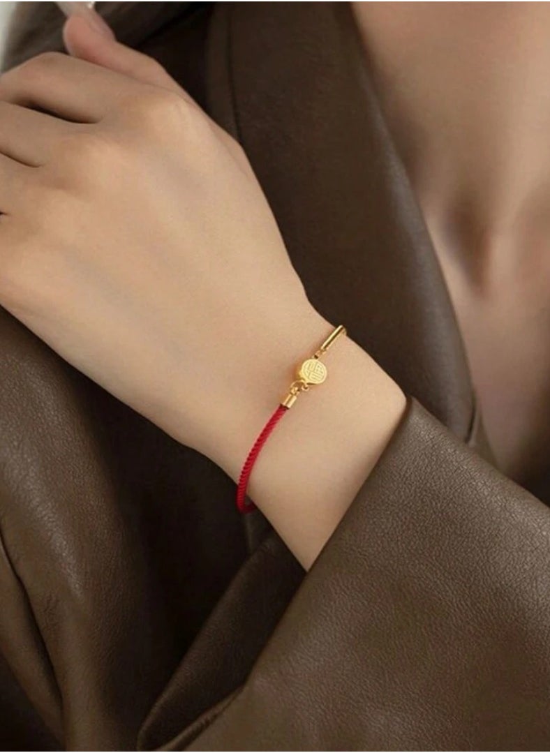 NEW STYLE - Elegant Gold Plated Stainless Steel Bracelet For Women - Image 1