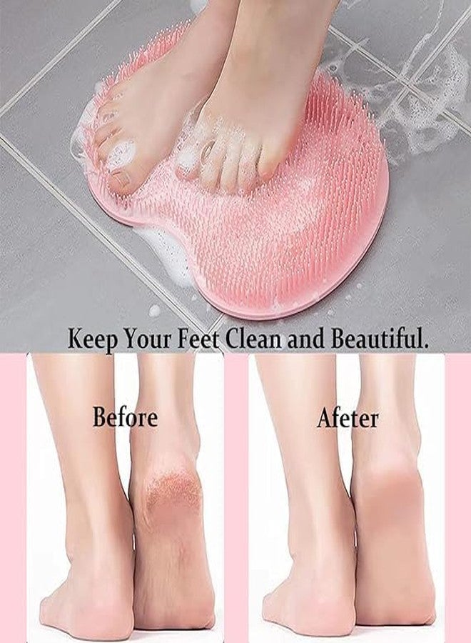CRENTROVA Silicone Bath Scrubber Mat | Shower Foot Massage Mat with Suction Cups | Body & Back Scrubber for Women & Men | Acupressure Massage Pad | Non-Slip, Flexible & Hygienic - Image 2