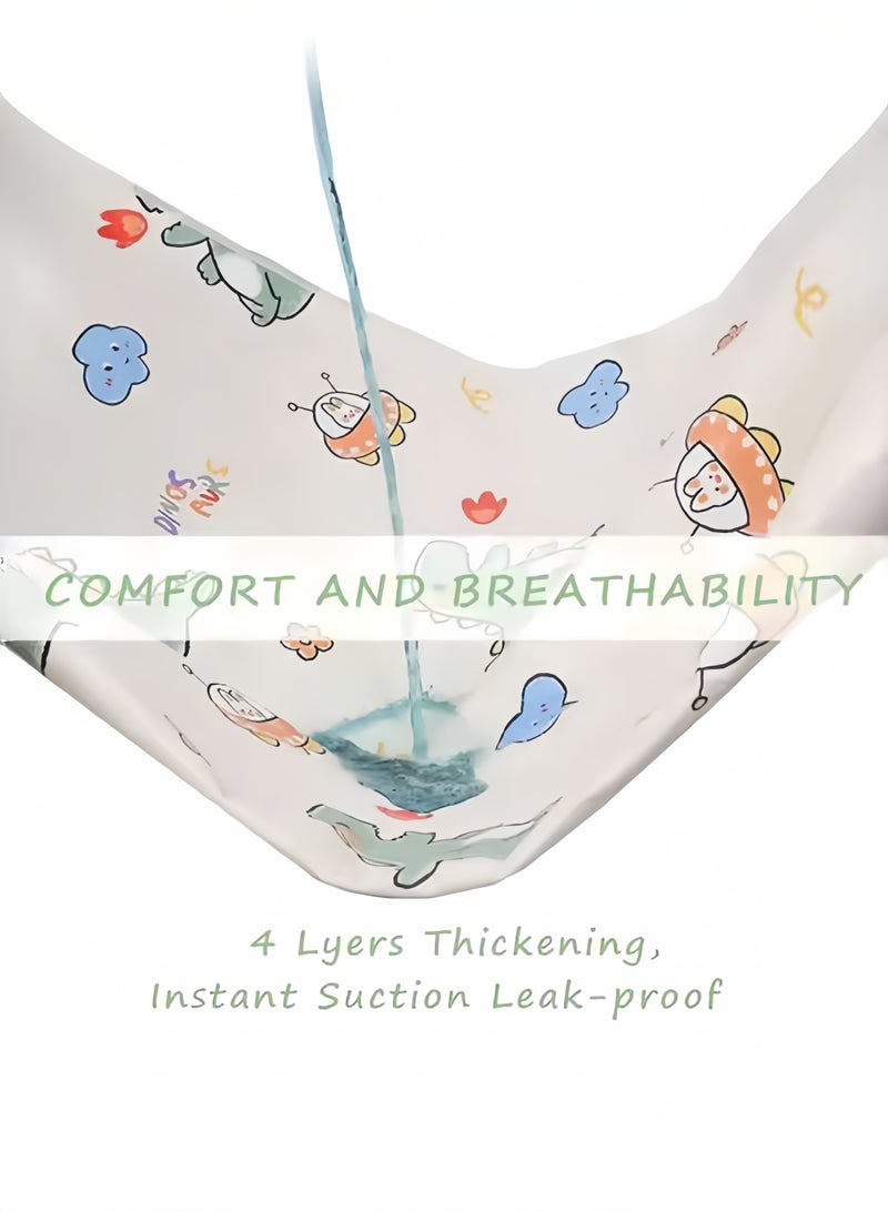 Baby Waterproof Bed Pad70*90cm,Potty Training Pee Pads for Kids, Toddlers - Reusable Washable Waterproof Baby Mattress Pad & Sheet Protector for Soft Cotton Bed Wetting Mats for Kids and Adults 28''x36'' - Image 5