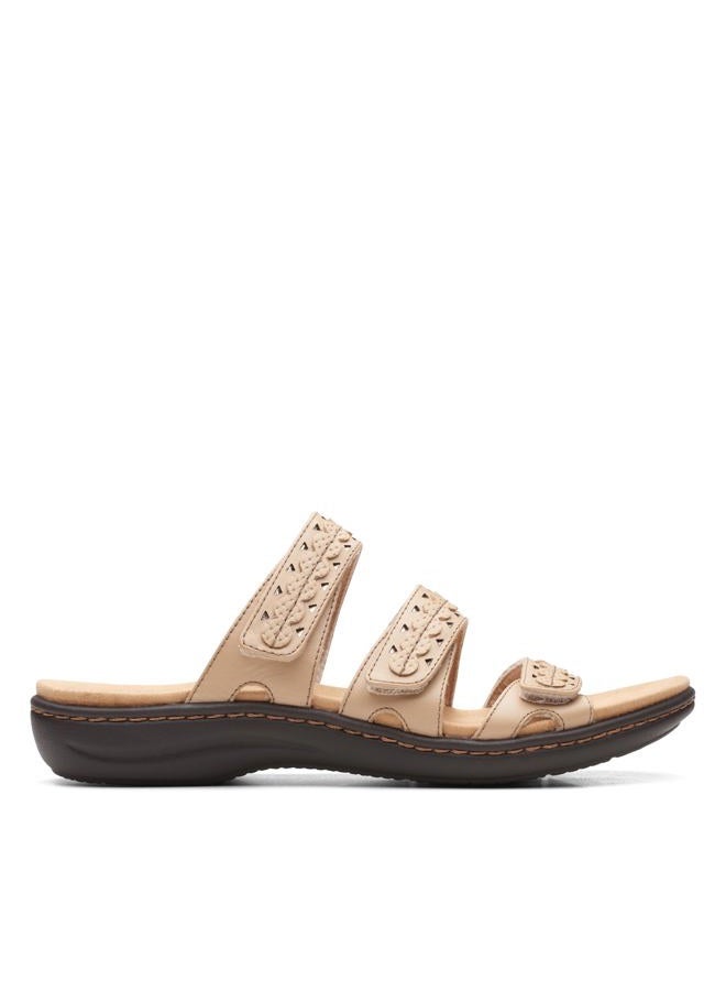 clarks Women's Laurieann Cove Flat Sandal, Sand Leather, 40 EU - Image 2