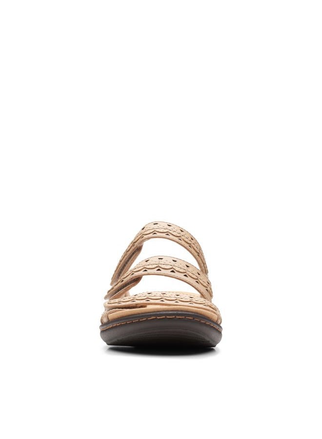 clarks Women's Laurieann Cove Flat Sandal, Sand Leather, 40 EU - Image 4