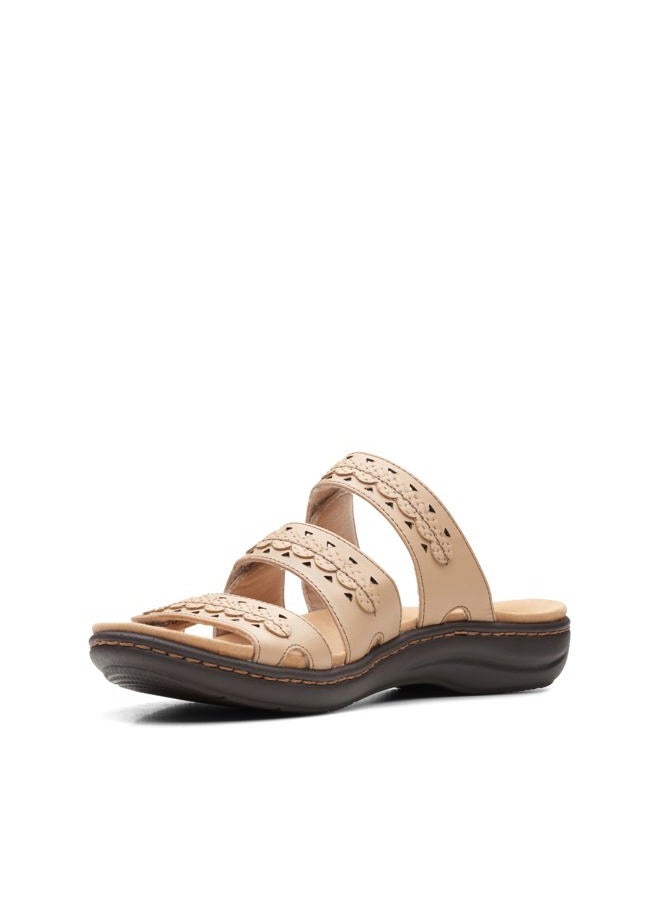 clarks Women's Laurieann Cove Flat Sandal, Sand Leather, 40 EU - Image 5