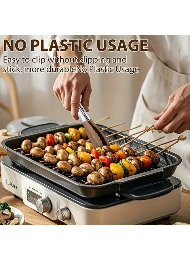 Large Size Stainless Steel Kitchen Tongs With Non-Slip Heat Resistant Grip - Image 4