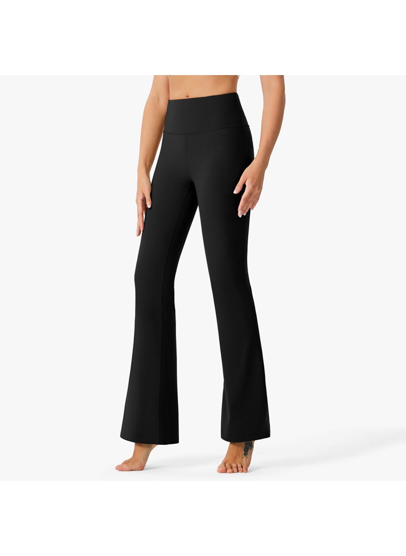Generic - Alo Yoga High-Waist Slimming Flared Pants Black Trousers - Image 1