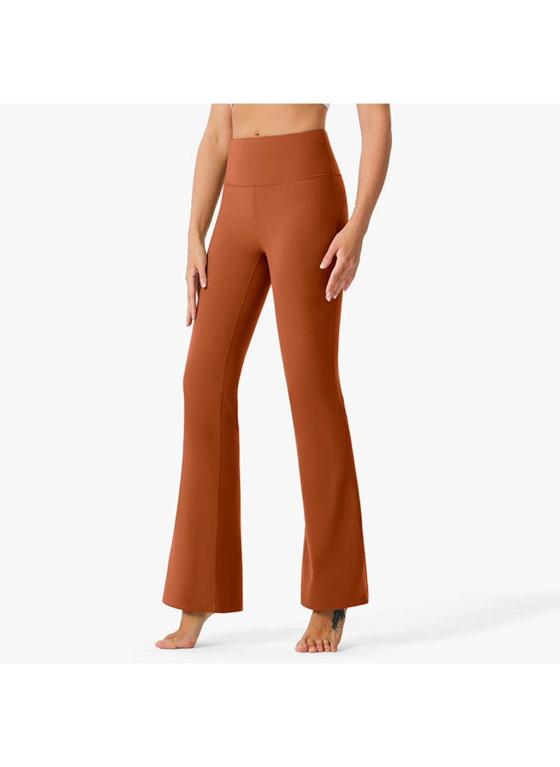 Generic - Alo Yoga High-Waist Slimming Flared Pants Black Trousers - Image 1