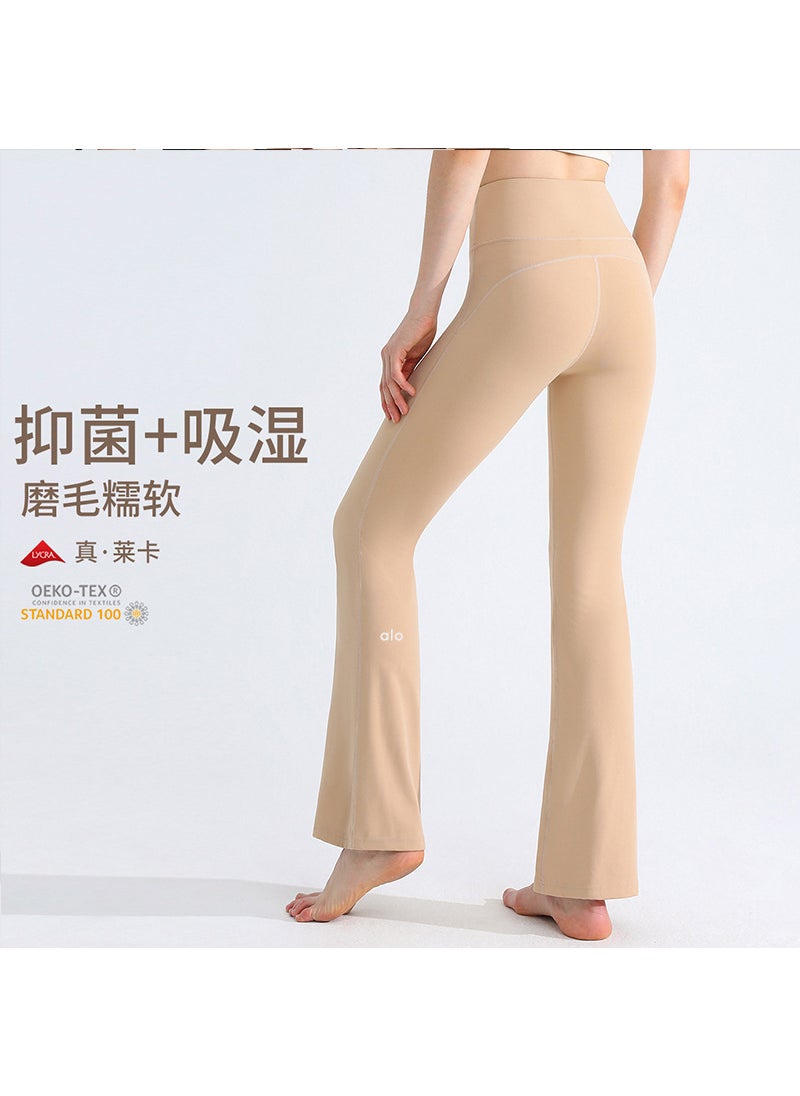 Generic - Alo Yoga High-Waist Slimming Flared Pants Black Trousers - Image 1