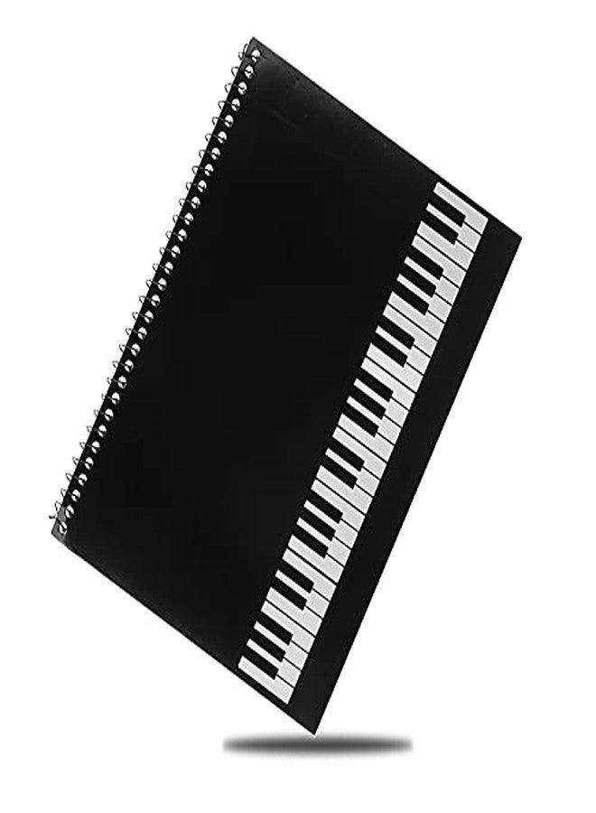 KingPoint Blank Sheet Music Notebook 50 Pages Music Sheet Spiral Notebook Music Writing Notebook, Piano Note Book Accessories - Image 2