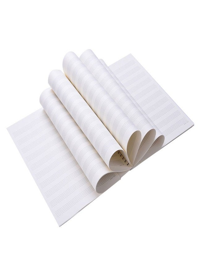 KingPoint Blank Sheet Music Notebook 50 Pages Music Sheet Spiral Notebook Music Writing Notebook, Piano Note Book Accessories - Image 4