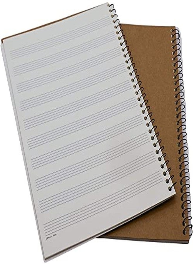 KingPoint Blank Sheet Music Notebook 50 Pages Music Sheet Spiral Notebook Music Writing Notebook, Piano Note Book Accessories - Image 5