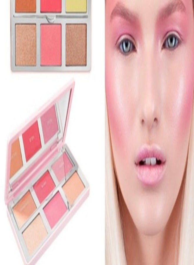 ناتاشا دينونا لوحة ناتاشا دينونا الماسية وأحمر الخدود 01 داريا - لوحة ألوان هايلايتر وأحمر الخدود والتوهج مكونة من 6 قطع (6 × 7 جم) - Image 5