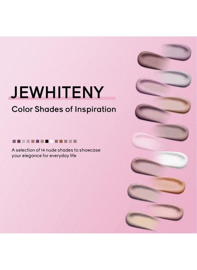 JEWHITENY - Poly Extension Gel Nail Kit 14 Pcs Poly Gel With Mini Nail Lamp Poly Nail Gel Kit With Slip Solution Basic Poly Gel Nail Art Tools Nail Art Design Beginner Kit - Image 1