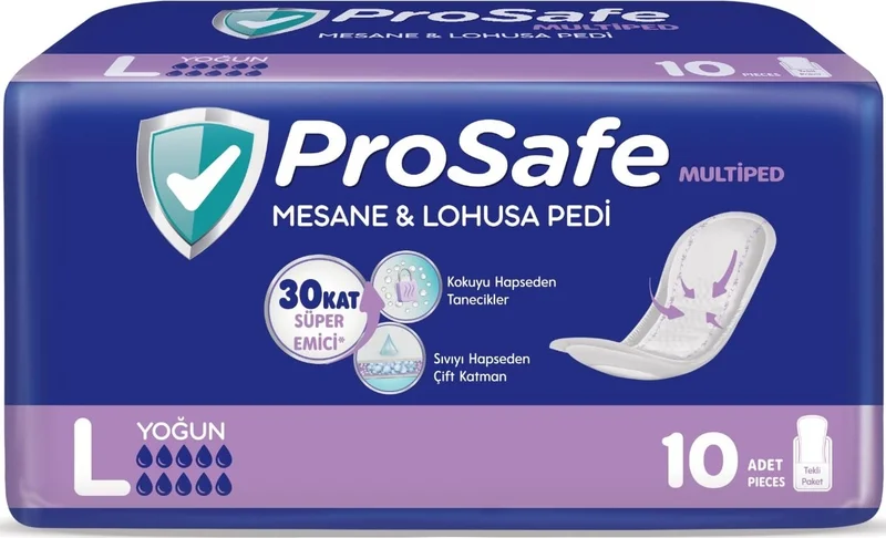 Prosafe Bladder & Maternity Pad L-Large Dense 20 Pieces (2pk*10)