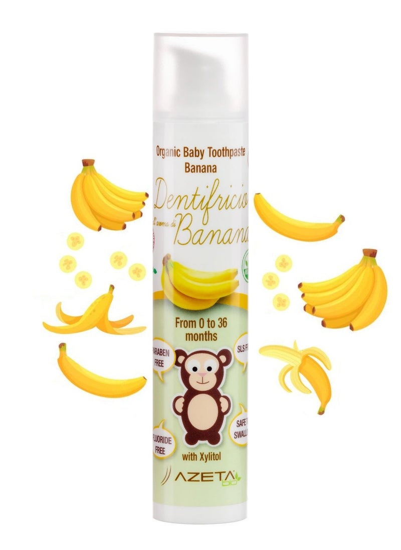 Azeta Bio Organic Baby Toothpaste Banana  - Image 1